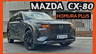 Mazda CX80 mit 7 Sitze  eSkyactiv PHEVAWD  Homura Plus   Außen amp innen Ansicht  Reviews [upl. by Stortz434]