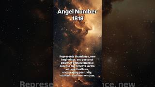 Meaning of Angel Number 1818 [upl. by Dnalyaw533]