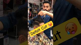 Defalt cut Look change 🥵 youtubeshorts trending haircut viralvideo barber shorts [upl. by Noirred]