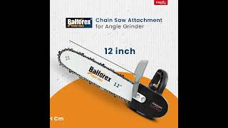 Ballorex 12inch Chain Saw Attachment for Angle Grinder Overview [upl. by Liryc662]