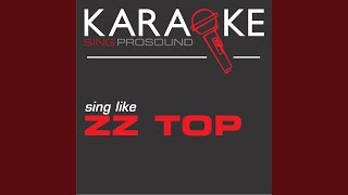 Gimme All Your Lovin In the Style of ZZ Top Karaoke with Background Vocal [upl. by Aldredge914]