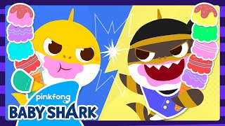 NEW This Ice Cream is Mine  Mischievous Thief Baby Shark  Ten Little Song  Baby Shark Official [upl. by Hewes]