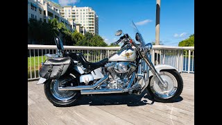 2005 Harley Davidson Fat Boy Anniversary with 95ci motor [upl. by Fanchie880]