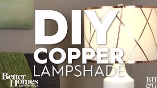 DIY Copper Lampshade [upl. by Brocklin493]