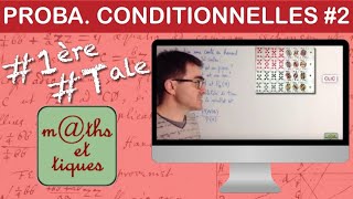 Calculer une probabilité conditionnelle Formule  PremièreTerminale [upl. by Tewell]