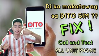 PAANO MAPAGANA ANG CALL NG DITO SIM SA LAHAT NG UNIT NG PHONE [upl. by Macswan935]