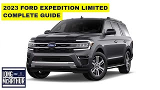 2023 FORD EXPEDITION LIMITED COMPLETE GUIDE [upl. by Home]