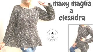 TUTORIAL Maxy maglia a clessidra maglia curvylafatatuttofare [upl. by Giule]