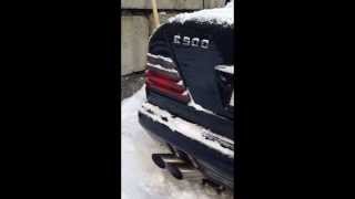 Mercedes W124 500E E500 E500E Cold Start Brabus Exhaust Sound [upl. by Pansy15]