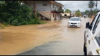 Sangre Grande Hard Hit By Flooding [upl. by Asik]