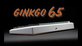 ginkgo 65 budget gemfast build and typing sound [upl. by Adamsun849]