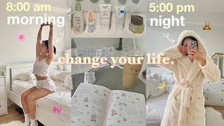 why u need to stay consistent ⭐️ 8am morning routine to 5pm night routine aesthetic productive vlog [upl. by Hulbert]