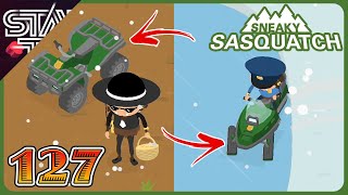 NEW SNOWMOBILE AND ATV VEHICLES  Sneaky Sasquatch  Ep 127 [upl. by Airdnekal]