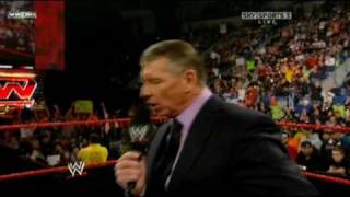 Mr McMahon owns WHAT chants on Raw [upl. by Xavler]