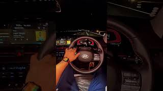 Hyundai Verna 2023 facelift top speed test  night driving [upl. by Happy]