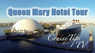 Queen Mary Ship Hotel Tour  Cruise Tips TV [upl. by Waxman]