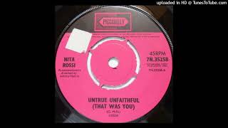 Nita Rossi  Untrue Unfaithful That Was You [upl. by Ahsienom]