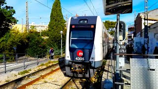 🚇 FGV 4300 saliendo de GODELLA Metro de Valencia [upl. by Nate]