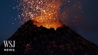 Watch Lava Spews From Italy’s Mount Etna Volcano  WSJ News [upl. by Anita89]