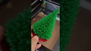 A 3D printed Christmas tree AzureFilm christmas decorating 3dprinted plasilk plapearl [upl. by Sax]