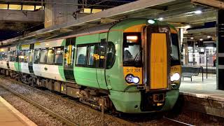 Train announcements at Waddon 652022 [upl. by Hilar]