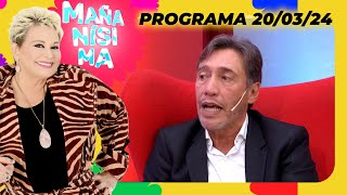 MAÑANÍSIMA  PROGRAMA 200324  FABIÁN GIANOLA ROMPE EL SILENCIO TRAS LAS ACUSACIONES [upl. by Pitzer]