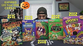 20 Year Old Halloween Cereal Taste Test  LA BEAST [upl. by Aiciles]