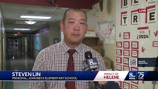 John Beck Elementary School in Lancaster County collects hurricane relief supplies [upl. by Ide]