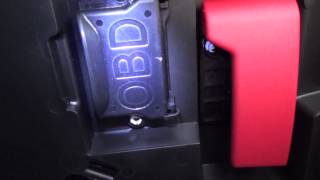 How To find the OBD2 location on a MERCEDES BENZ C Class for fault codes and engine scanning [upl. by Kono]