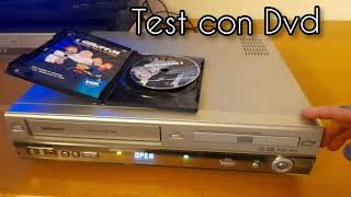 Daewoo SD6200  Lettore Combo VhsDvd  Test Funzionamento [upl. by Maril851]