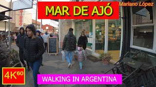 4K⁶⁰  👉 MAR DE AJÓ ☀️  ARGENTINA  Walking tour  TRAVEL 🌟 [upl. by Eahsed]