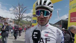 Ivo Oliveira  Interview at the start  Stage 1  Tour de Romandie 2024 [upl. by Derzon]