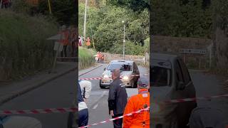 Corsa rally car does stunning handbrake entry [upl. by Nigrom]