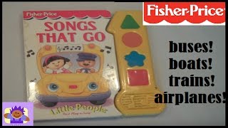 1999 FisherPrice Little People Sounds That Go Childrens Book [upl. by Berey]