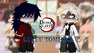 HASHIRAS REACT TO EACHOTHER  PT 18  GIYUU TOMIOKA 🌊🗡️  ⭐️ [upl. by Burrill30]