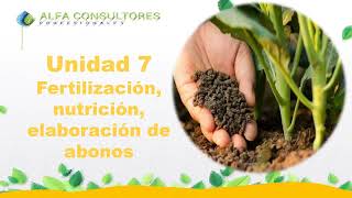 Curso de Jardinería  Módulo 7  Fertilización Nutrición y Elaboración de Abonos [upl. by Godric29]