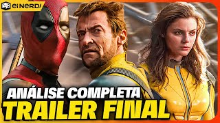 O MELHOR FILME DO ANO ANÃLISE DO TRAILER FINAL DE DEADPOOLÂ ampÂ WOLVERINE [upl. by Eseenaj]