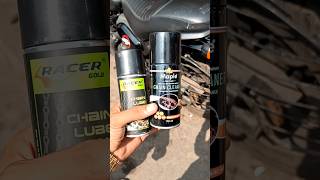 CHAIN LUBE amp CHAIN CLEARER For All Bikes 🏍️ shortsfeeds [upl. by Nnylram]