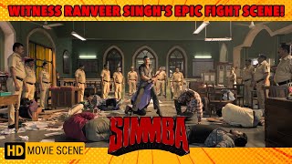 Witness Ranveer Singhs Epic Fight Scene  Simmba  Ranveer Singh amp Ashutosh Rana  Movie Scene [upl. by Yesllek]