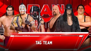 Rey Mysterio The Great Khali amp Finn Balor vs Undertaker Big Show amp Andre The Giant  WWE 2K24 [upl. by Joshua]