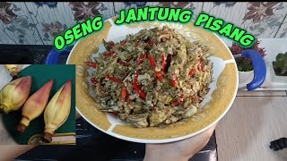 OSENG JANTUNG PISANG KEPOK HermawanAjar9t [upl. by Anitreb]