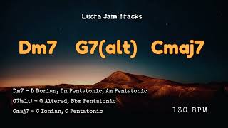 Jazz 251 Backing Track In C Major  130 bpm [upl. by Hunger314]