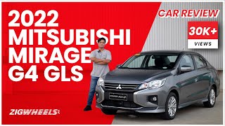 2022 Mitsubishi Mirage G4 GLS Review  ZigwheelsPh [upl. by Sllew]