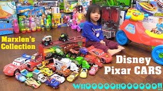 Disney Pixar CARS Collection of Marxlen Lightning McQueen Mater and Friends Toy Cars and Trucks [upl. by Diogenes]