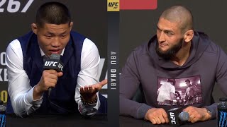 UFC 267 Prefight Press Conference Highlights [upl. by Wollis]