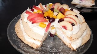 GÂTEAU MERINGUÉ PAVLOVA AUX FRUITS Par QUELLE RECETTE Episode 135 [upl. by Aniryt]