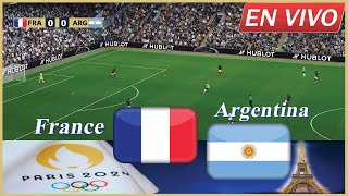 🔴EN VIVO Francia vs Argentina🗼Juegos Olímpicos 2024 ⚽ Ver partido EN VIVO hoy Simulación de juego [upl. by Evelin]