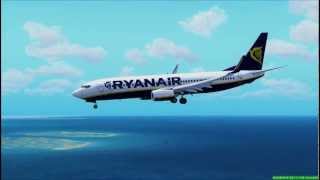 Flight Simulator X  Extreme Graphics  Ryanair HD [upl. by Chaney444]