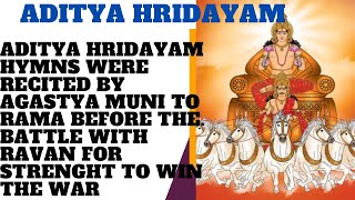 WHY DID LORD RAMA LISTEN TO ADITYA HRIDAYAM BEFORE BATTLE WITH RAVAN AND WHAT ARE THE BENIFITS IT [upl. by Ragouzis]