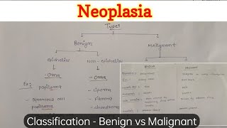 Neoplasia  Classification  Benign Tumour vs Malignant Tumour [upl. by Niroc443]